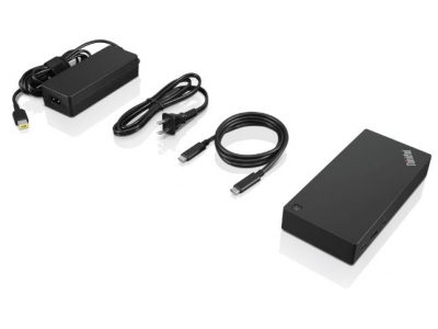 Lenovo ThinkPad USB -C Dock Gen 2 (40AS) + 90W töltő + Type-C adatkábel