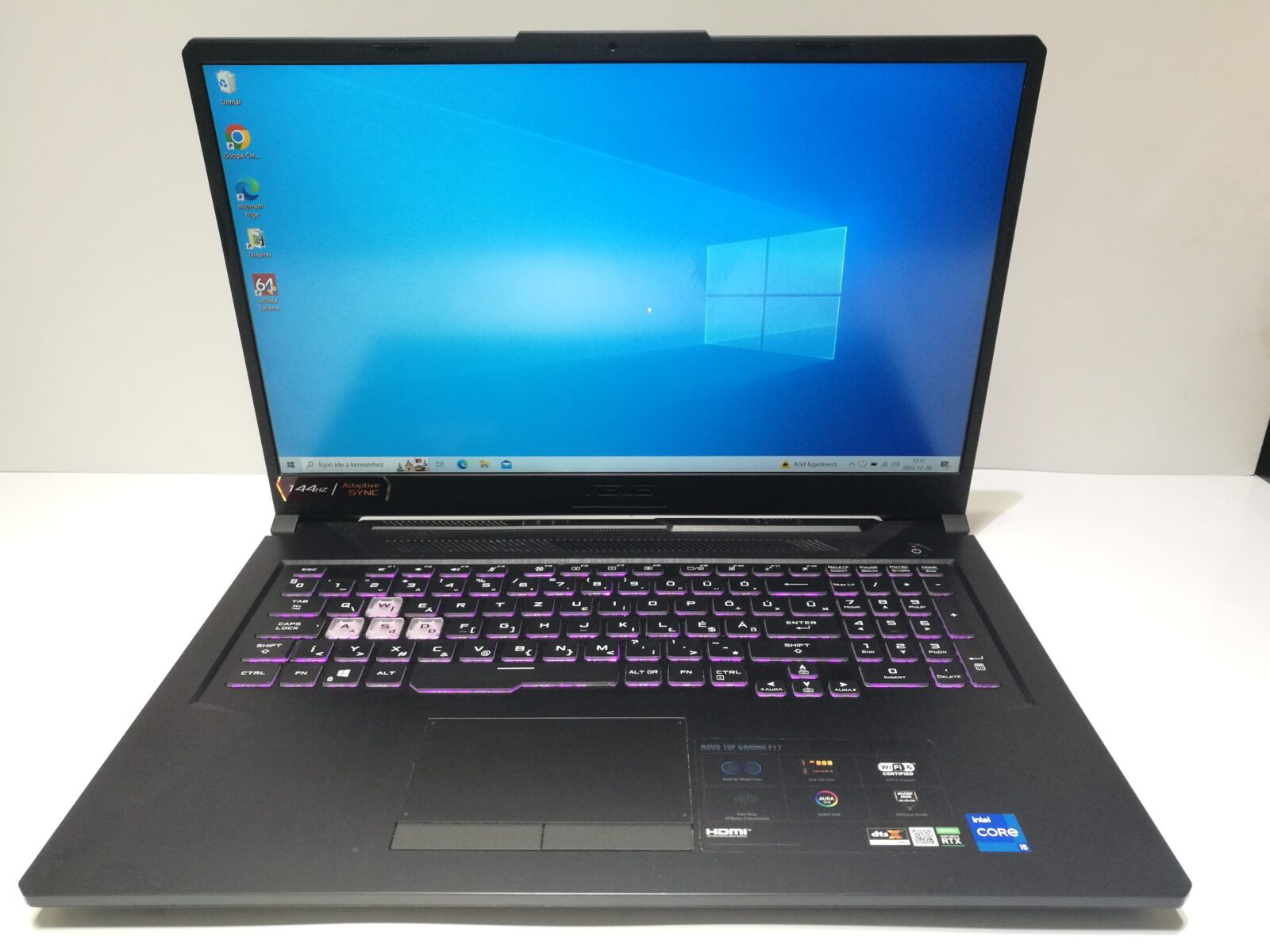 ASUS TUF Gaming F17 FX706HEB Magyar ASUS TUF Gaming F17 FX706HEB Magyar