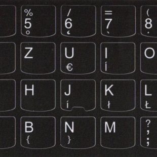 Billentyűzet matrica Lenovo 12,5" és 13,3" -os laptopok magyarításához (Gyártóspecifikus)